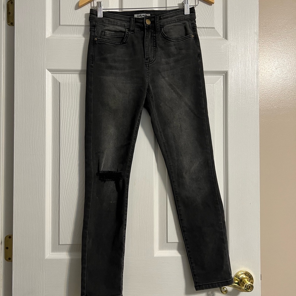 Billabong black washed out skinny jeans